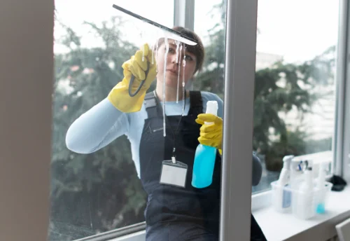 Nettoyage de vitres intérieures et extérieures à Pleugriffet